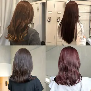 セミロング カラー 透明感カラー🪡🤍 nanao🤍🪡のヘアスタイル