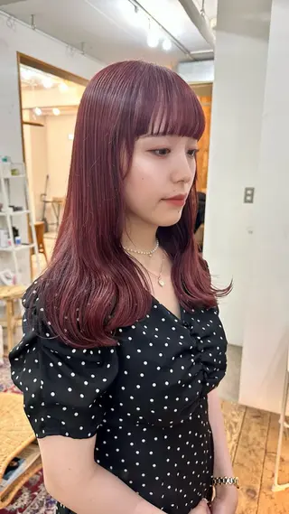 セミロング カラー 🪭risa 暖色/レイヤー🪭のヘアスタイル