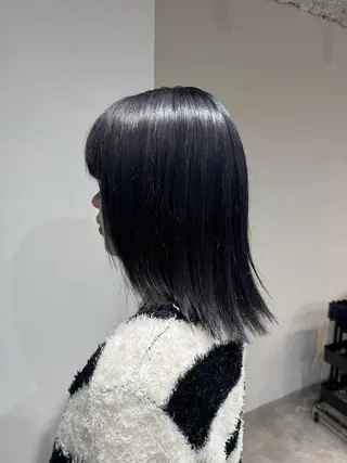 ミディアム #ブリーチカラー Yuikaのヘアスタイル