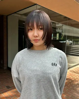 ミディアム ハッシュカット/ MAYAのヘアスタイル