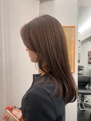 ミディアム リリカ🐈‍⬛ブリー チカラー/上永谷のヘアスタイル