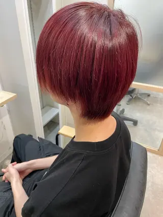 ミディアム カラー メンズ EMANON新宿南口所属・ケアブリーチ×艶カラ ー️🫧Shioriのヘアスタイル