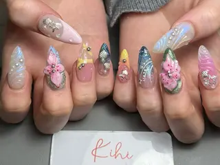 ネイル 💕鈴木ユリ パラジェル/オフ無料のネイルデザイン