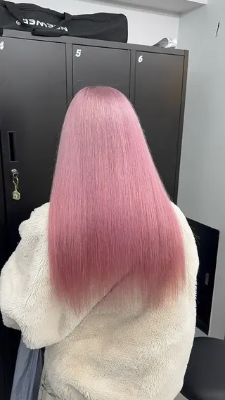 ロング カラー ZYNX所属・MAHIRO/複雑 履歴/ハイトーンのヘアスタイル