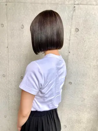 ショート カラー ボブ& 髪質改善FUMIYAのヘアスタイル