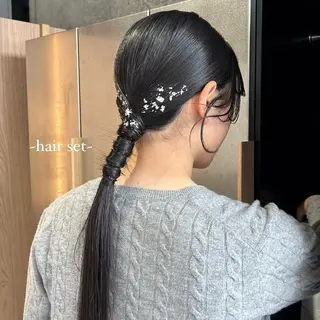 ロング 艶感/ナチュラル 🌿マアヤのヘアスタイル