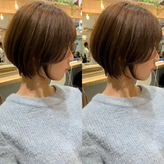 ショート 新宿/髪質改善/暖色 カラー/shiyuのヘアスタイル