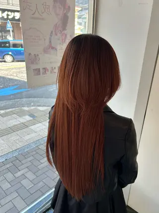 ロング 髪質改善⭐️縮毛 🫧内藤紅葉のヘアスタイル