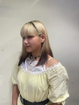 セミロング カラー salon de Milk所属・韓国ヘア/艶髪/ ガーリー/ラナ🎀のヘアスタイル