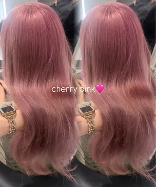 ロング ハイトーン/ミルク ティー🤍reinaのヘアスタイル