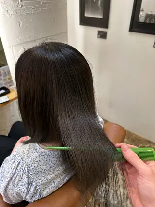 ロング カラー AMBERGLEAM Hair&Cloth Yoga所属・Ryo☘縮毛矯正/ メンズ/ブリーチ/のヘアスタイル