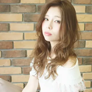 ロング カラー レイヤーカット/ ウルフカット/大橋 のヘアスタイル