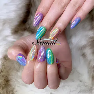 ネイル 小尾 栞のネイルデザイン