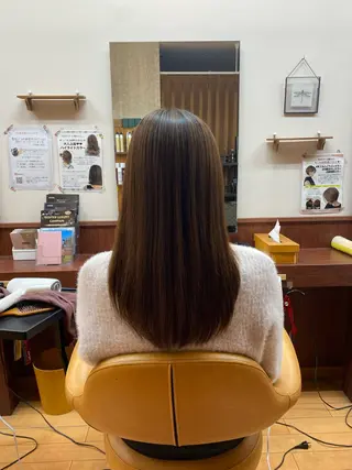 ロング ルキ🌈ブリーチカラ ー&メンズパーマ🦄のヘアスタイル