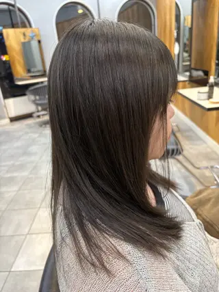 ミディアム カラー たまプラーザ/駅近/ CASA/前田 朋輝のヘアスタイル