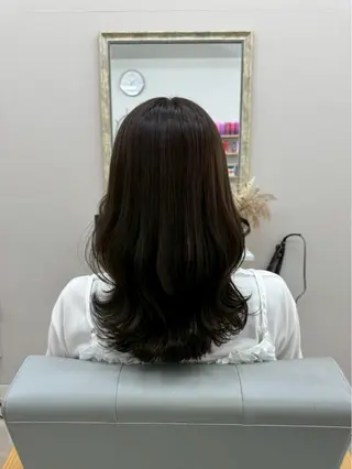 セミロング カラー luna所属・luna ayane ／透明感カラーのヘアスタイル