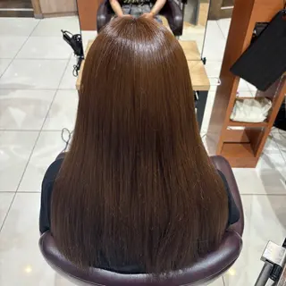 ロング カラー 山本 望理/縮毛矯正 /透明感カラーのヘアスタイル