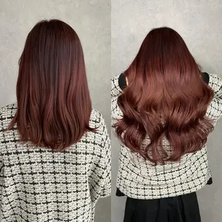 ミディアム 💎馴染むエクステ ×カラーTOMO💎のヘアスタイル
