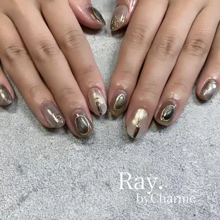 ネイル Ray. ／綺麗目ニュアンスのネイルデザイン