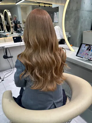 セミロング カラー 《髪質改善✖️オリー ブ🧸》小嶋拓也のヘアスタイル