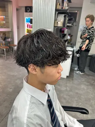 パーマ メンズ パーマ支持率No.1 ❤️‍🔥安成弾のヘアスタイル