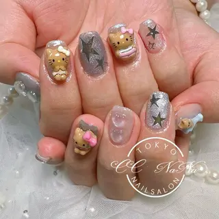 ネイル 💎CC・NaNa 韓国風ネイル🌙Cのネイルデザイン