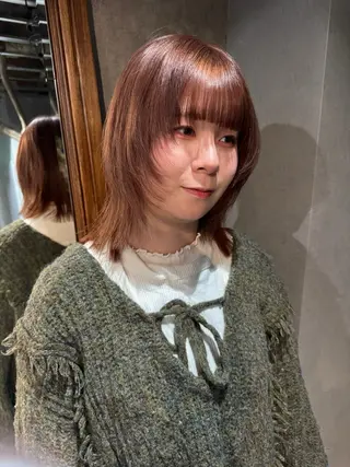 ミディアム カラー パーマ ヘアアレンジ メンズ 心斎橋美容室 Junのヘアスタイル