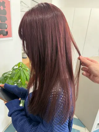 ロング カラー レイヤーカット/ 春日井/鵜飼元喜のヘアスタイル