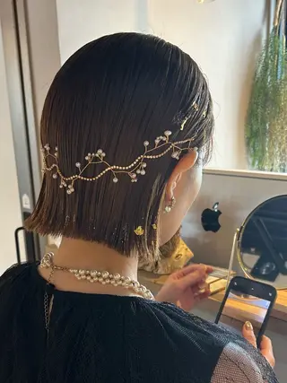 ショート ヘアアレンジ LoE【ロエ】所属・北原 紗希のヘアスタイル