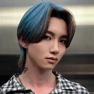 ショート カラー ウルフとデザイン カラーの神のヘアスタイル