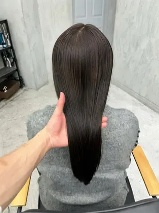 ロング 新宿📍韓国ヘア 🇰🇷透明感カラーのヘアスタイル
