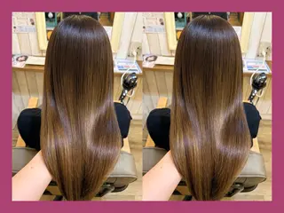 セミロング 髪質改善/ハイトーン /茅ヶ崎/YUKAのヘアスタイル