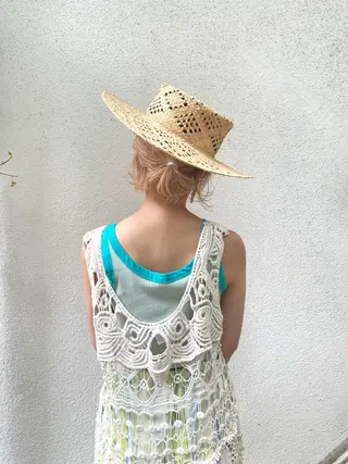 ショート カラー ヘアアレンジ ブリーチカラーが人気 onnuのヘアスタイル