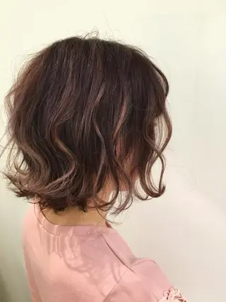 ミディアム due hair 京都駅前店 MILBON オージュア認定サロン【デューヘアー】所属・ハイトーンブリーチ 土坂 由志【京都】のヘアスタイル