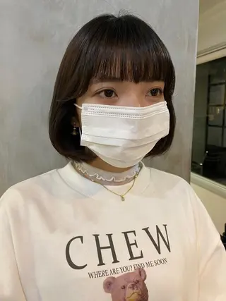 ショート カラー ヘアアレンジ stylist/蛯谷 珠里のヘアスタイル