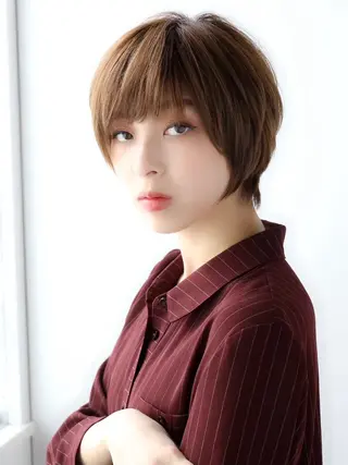 ショート ✨表参道パーマ/ ボブ/柏原遼斗✨のヘアスタイル