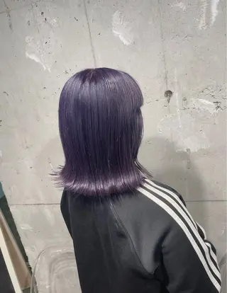 ミディアム カラー ベージュカラー💖 やすひろのヘアスタイル