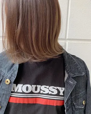 ミディアム カラー ヘアアレンジ BANK'S hair所属・💐ケラチン 髪質改善寺坂雄飛💐のヘアスタイル