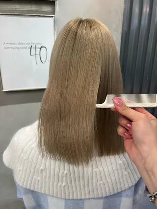 ミディアム ♡可愛い艶髪特化♡ 艶髪先生のヘアスタイル