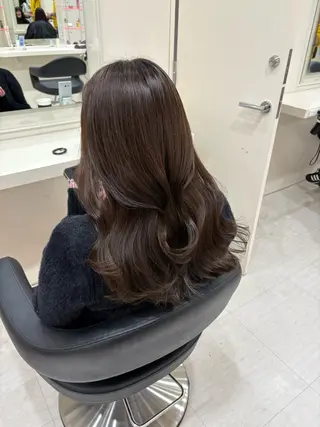 カラー ベージュ・ラベンダー カラー🎀りりのヘアスタイル