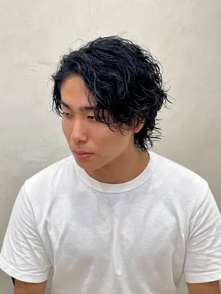 パーマ メンズ 🏁片倉 玲旺🏁のヘアスタイル