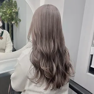 ロング カラー ☁️グレージュカラー TAKUYA☁️のヘアスタイル