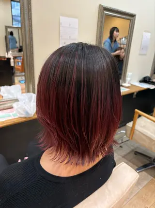 ミディアム カラー しおり🍬 KOKORO🤍のヘアスタイル