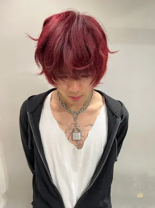 カラー ヘアアレンジ メンズ 原宿・デザインカラー YUI🤍ྀིのヘアスタイル