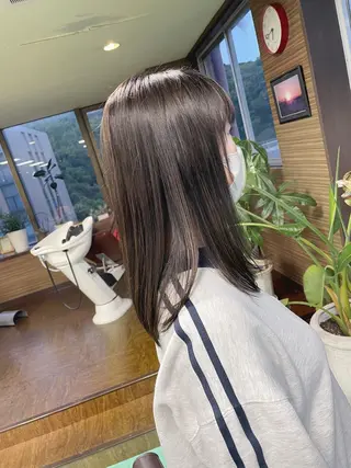 ミディアム カラー 土居 正季のヘアスタイル