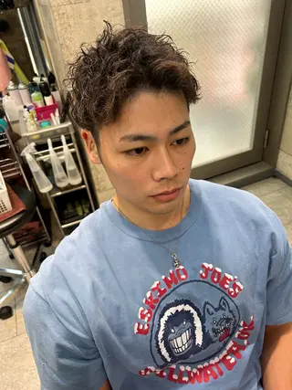 メンズ 🤍韓国風ヘア 柴田真帆🤍のヘアスタイル