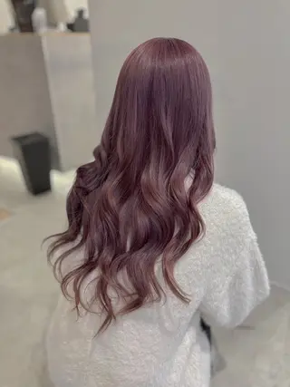 ロング カラー 須藤 萌のヘアスタイル