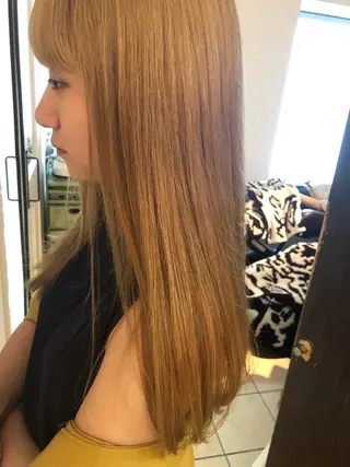 ロング カラー 韓国hair ·͜· watanabeのヘアスタイル