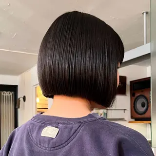 ショート レイヤー/ベージュ mikuのヘアスタイル