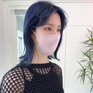 ミディアム カラー トレンドボブ /ミリヤのヘアスタイル
